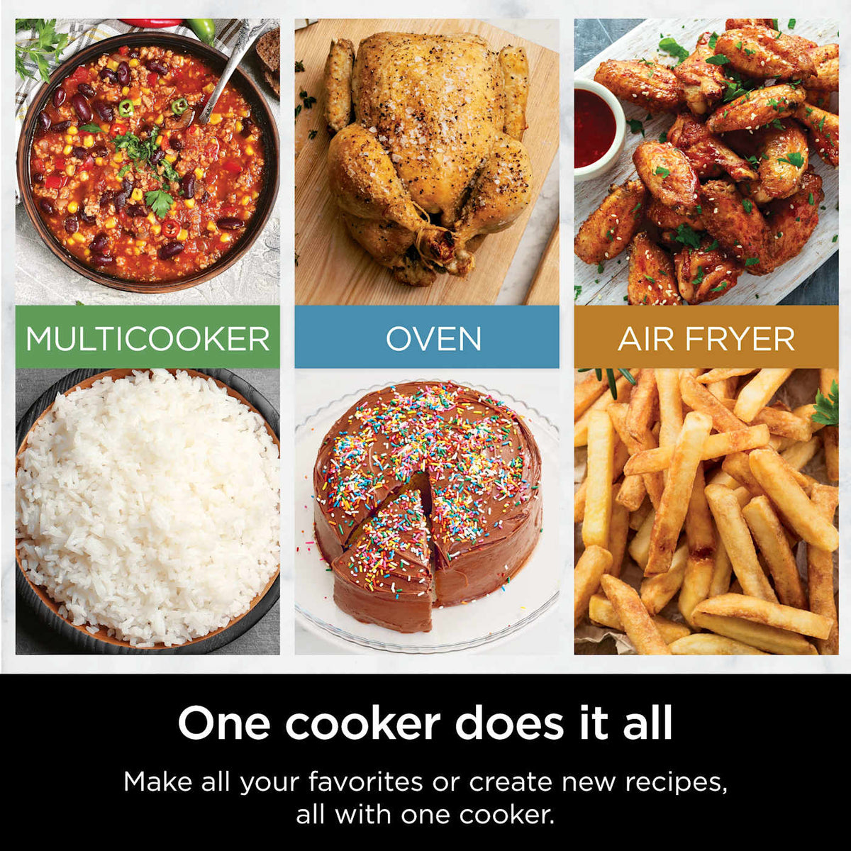 Ninja Combi™ All-in-One Multicooker, Oven, and Air Fryer