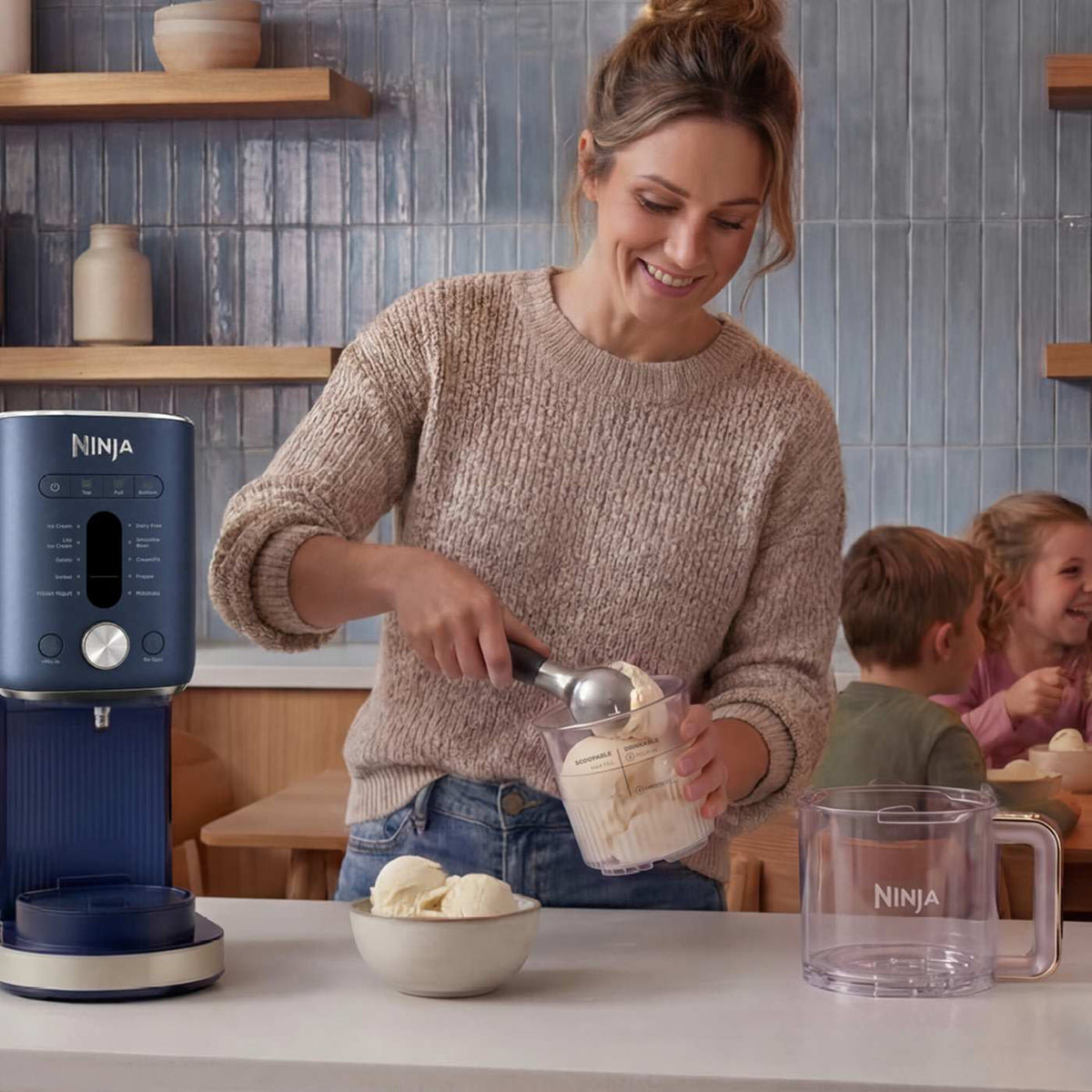 Ninja  CREAMi® Deluxe 11-in-1 Ice Cream Maker in Navy