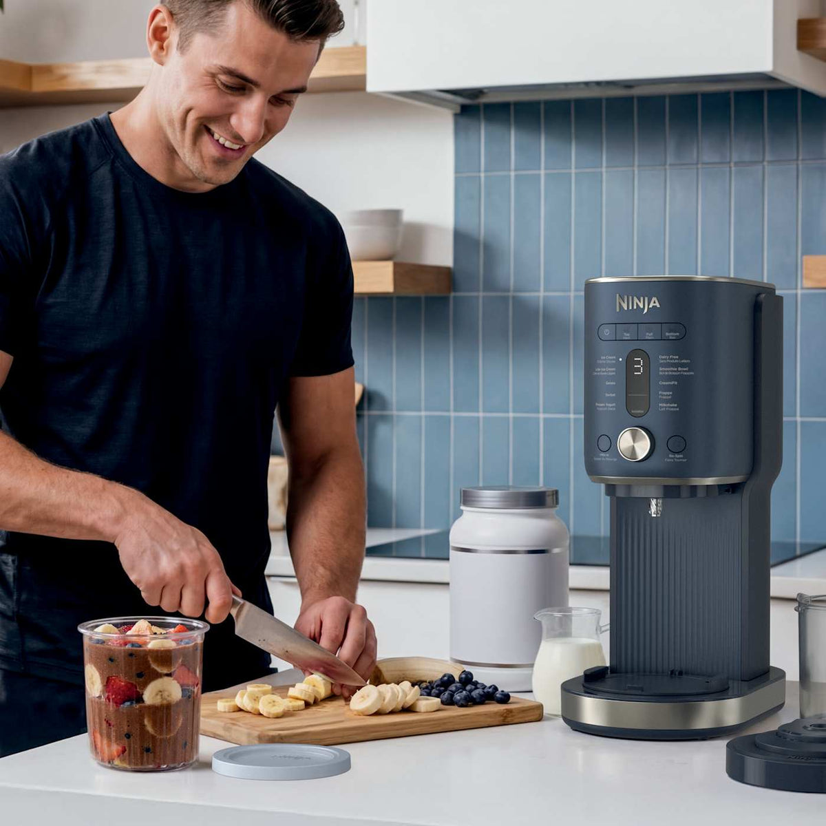 Ninja  CREAMi® Deluxe 11-in-1 Ice Cream Maker in Navy