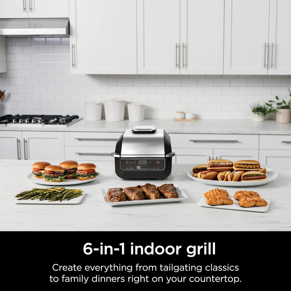 Ninja® Foodi® 6-in-1 Indoor Grill & 4-Quart Air Fryer