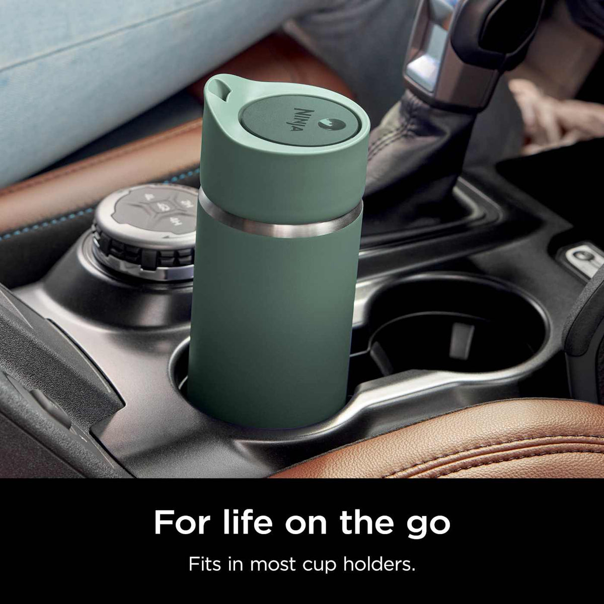 Ninja Sip Perfect™ 16oz Travel Mug, Jade Green
