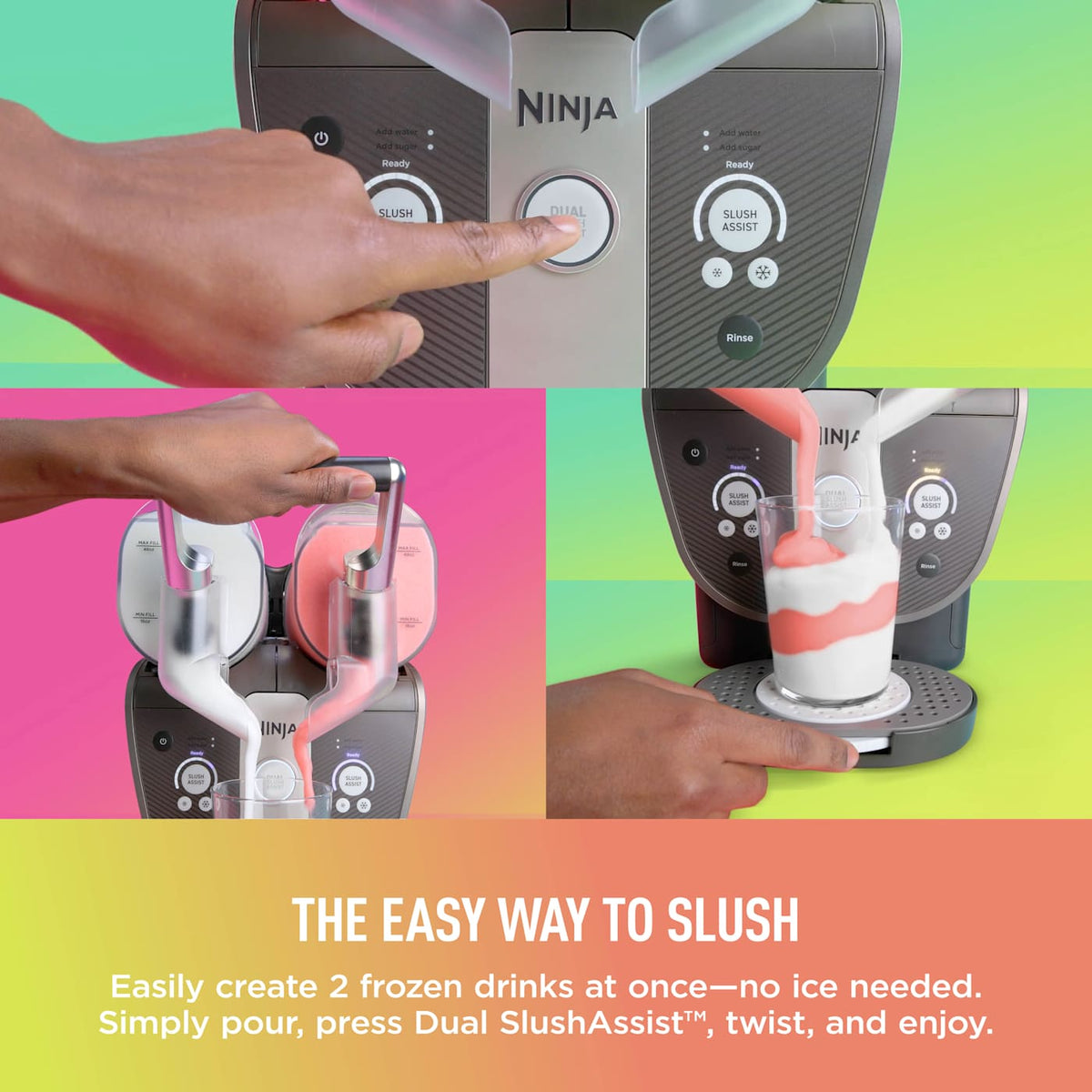Ninja™ SLUSHi™ Twist Slushie Machine in Purple, 10+ Servings