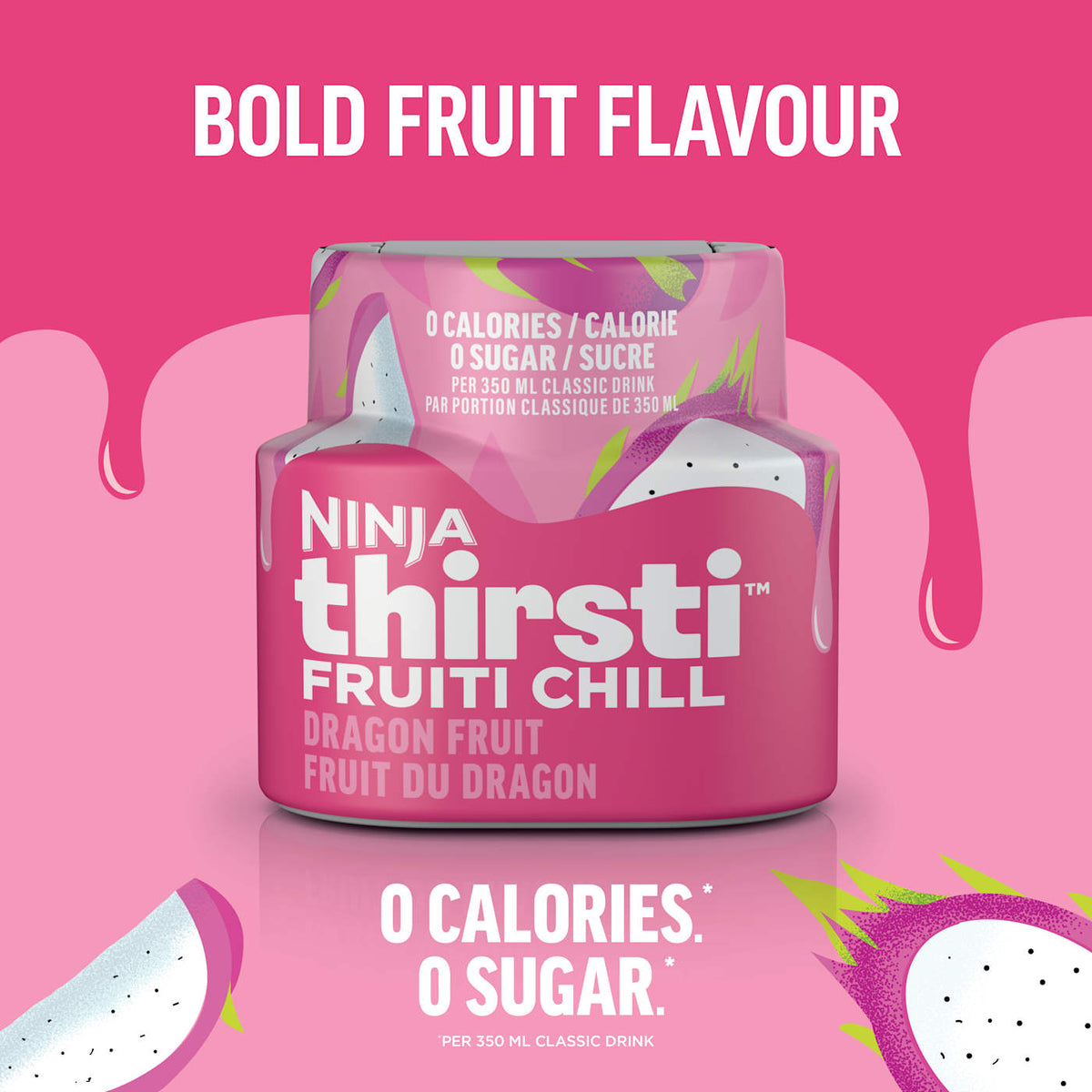 Ninja Thirsti™ FRUITI CHILL Dragon Fruit Flavored Water Drops