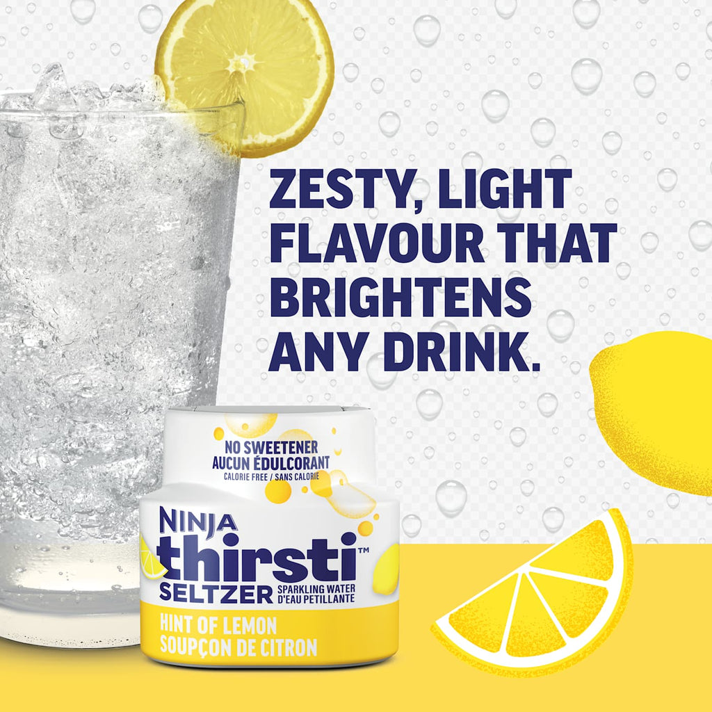 Ninja Thirsti SELTZER Lemon Flavored Water Drops