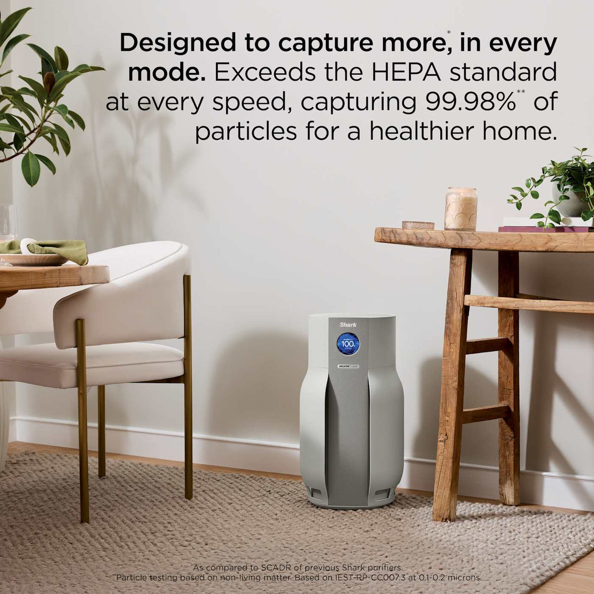 Shark BreatheClear™ Air Purifier MAX with NeverChange™, Dove