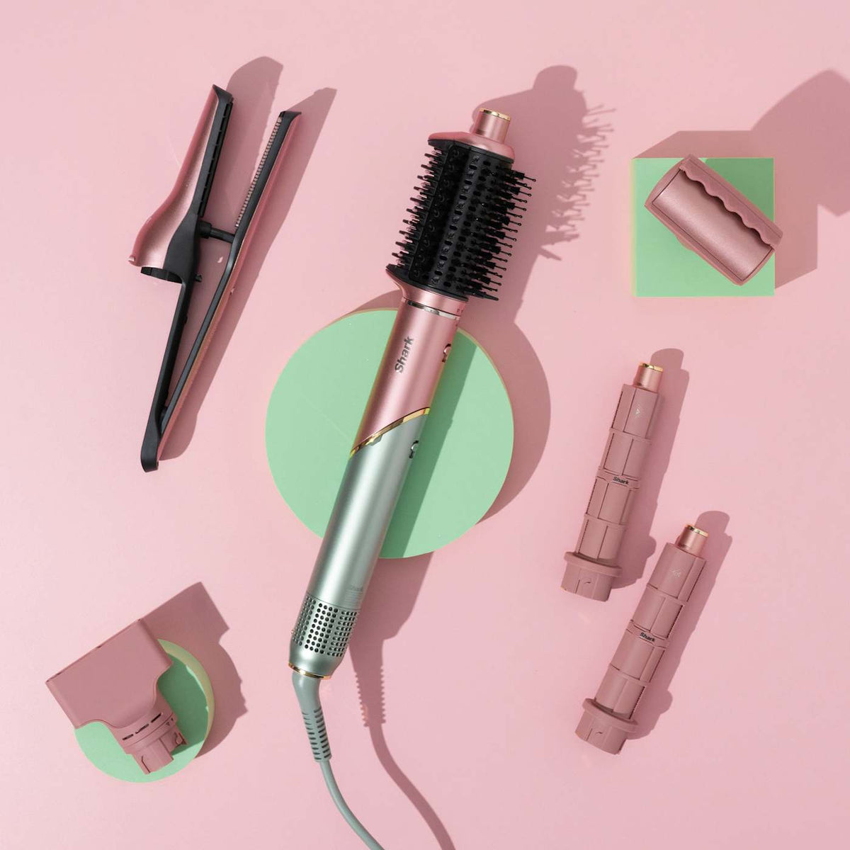Shark Glam™ 5-in-1 Air Styler & Straightener in Gold