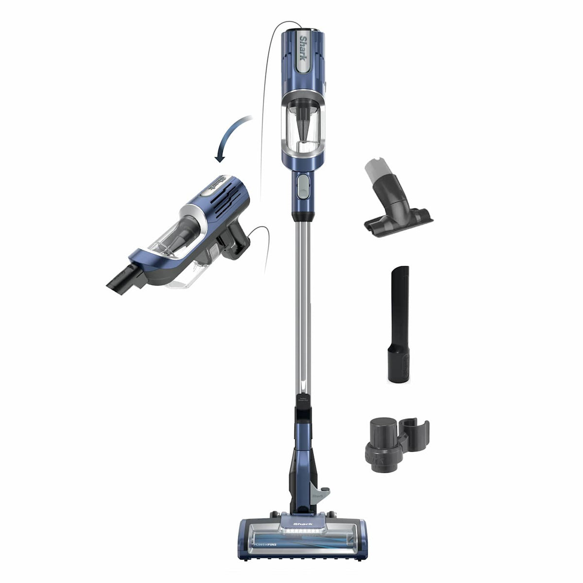 Shark HZ600C UltraLight Pet Pro Corded Stick with PowerFins and Self-Cleaning Brushroll