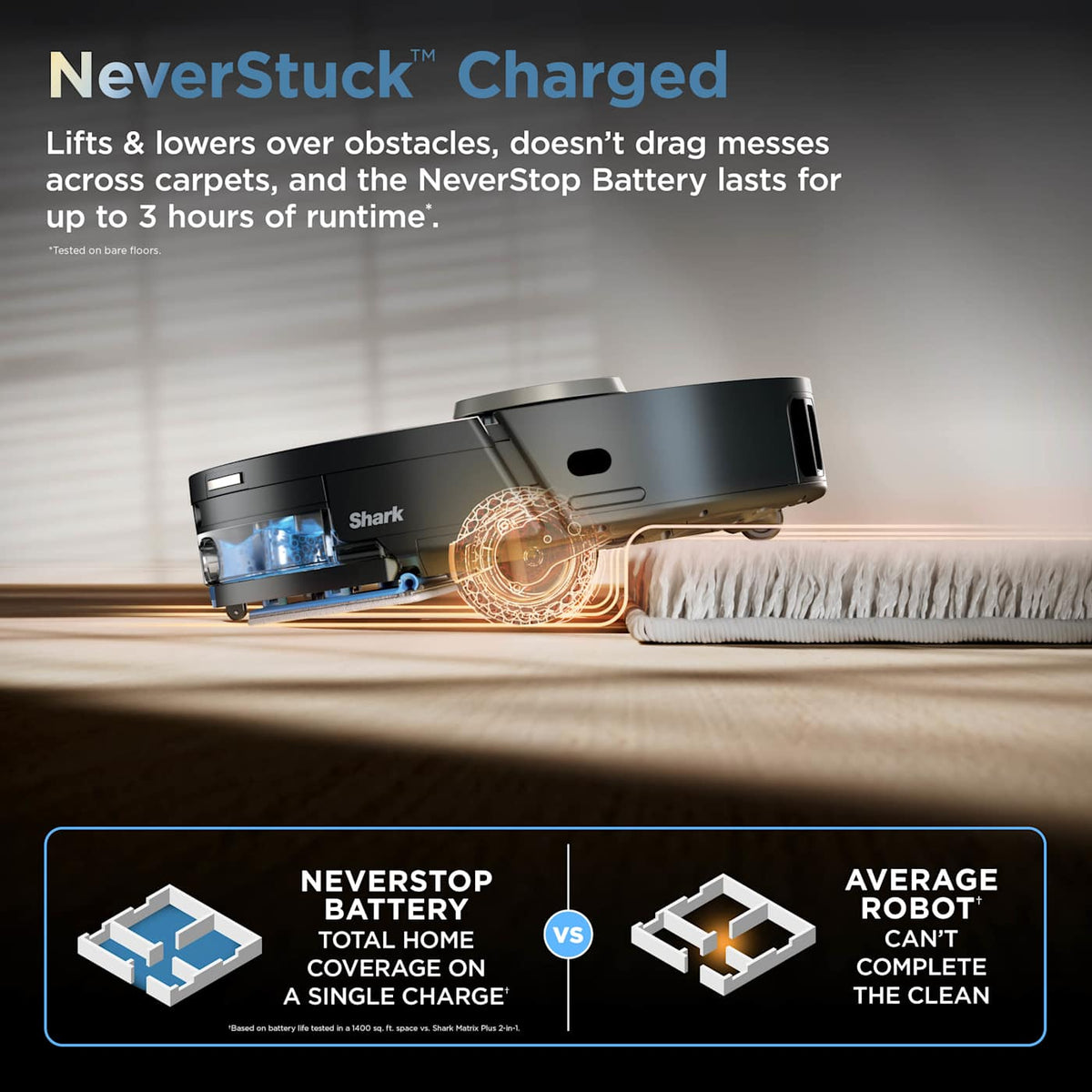Shark PowerDetect™ ThermaCharged Robot Vacuum and Mop