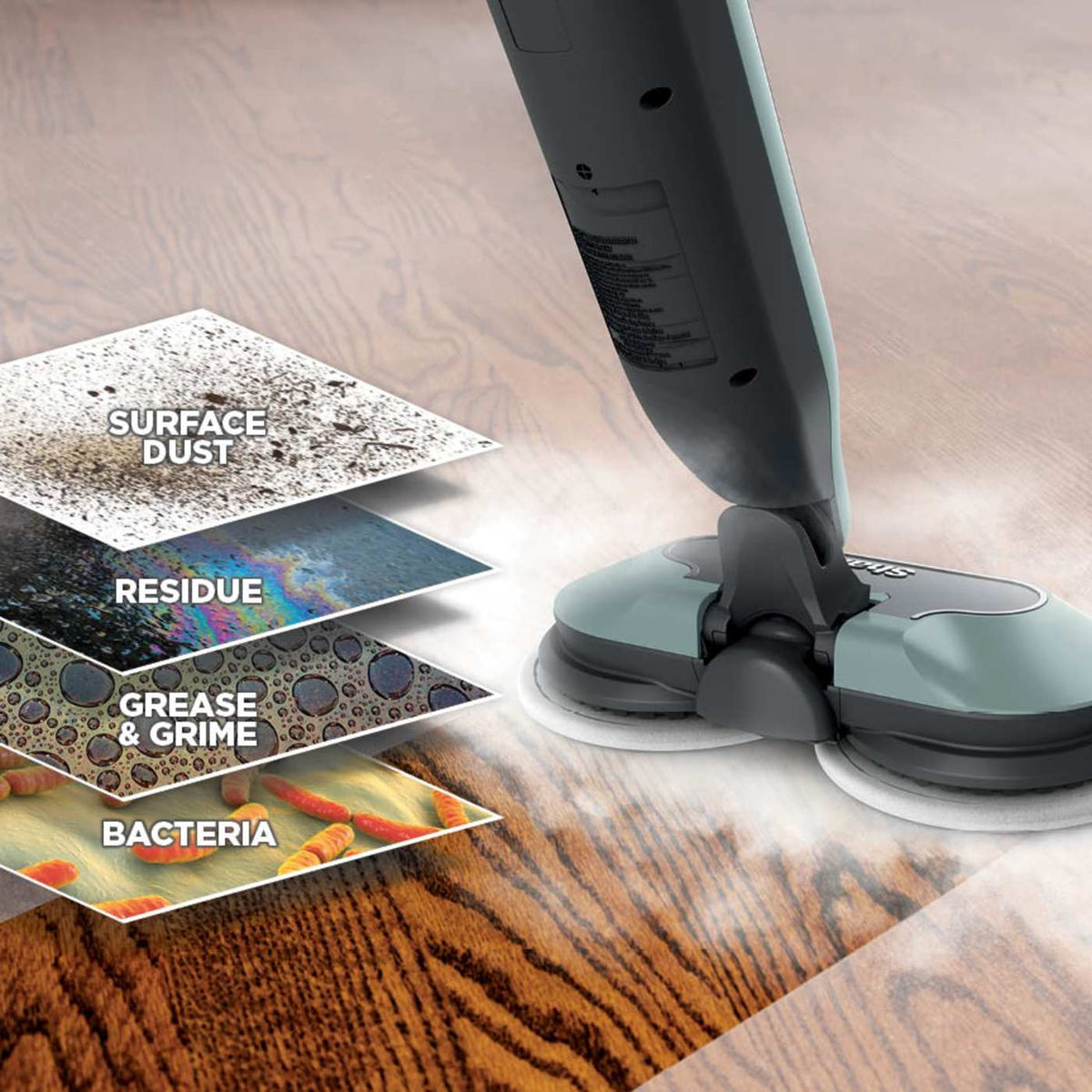 Shark® Steam & Scrub All-in-One Scrubbing and Sanitizing Hard Floor Steam Mop